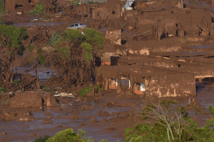 Burst dam in Brazil