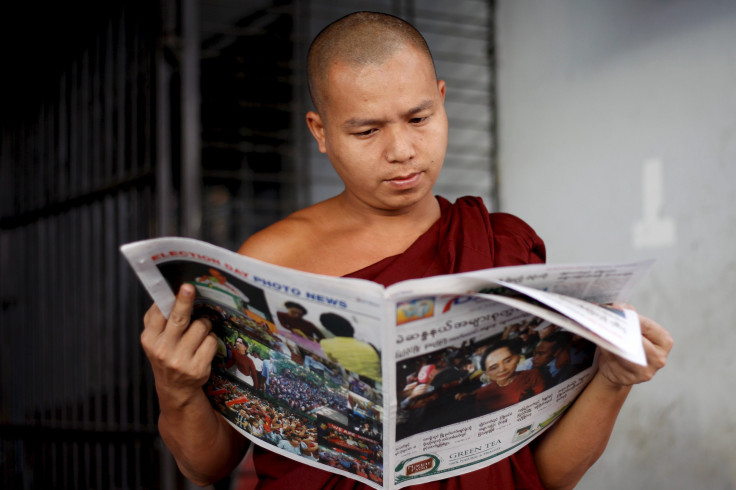 monk in myanmar
