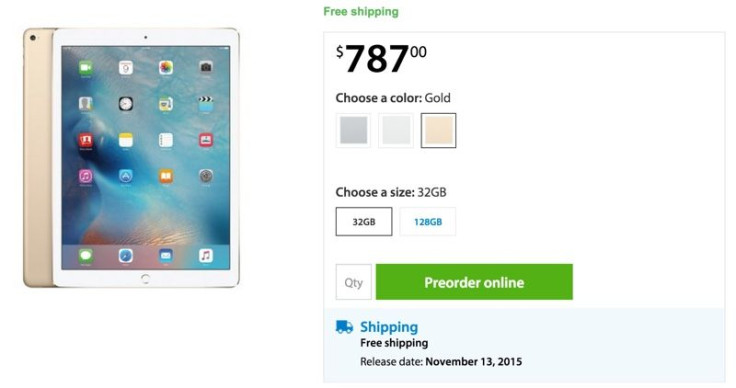 Apple iPad Pro preorders on Sam's Club