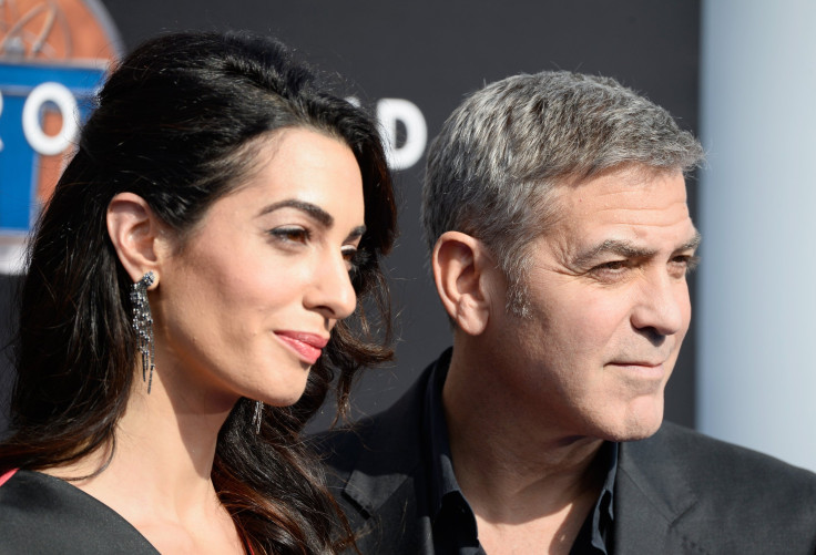 Amal Clooney pregnant baby bump