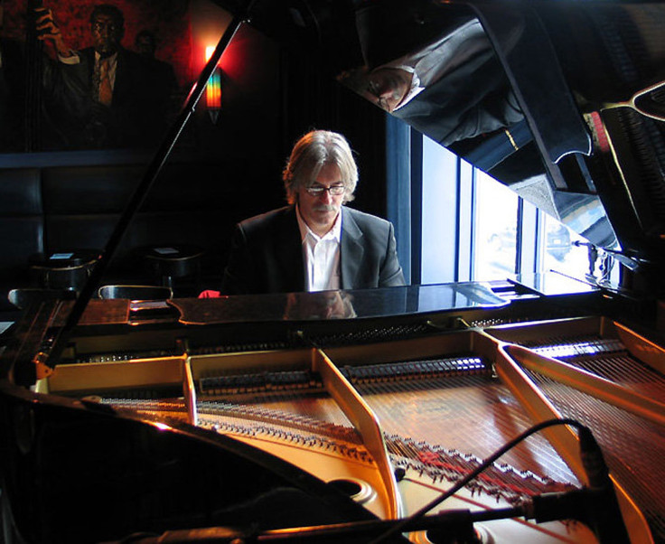 Bill King playing the piano