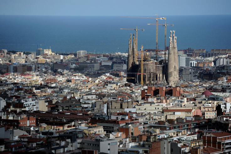 barcelona aerial