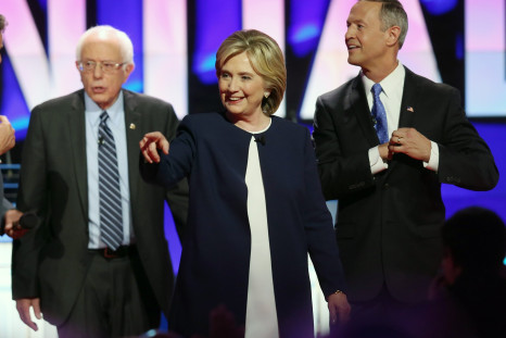 Bernie Sanders, Hillary Clinton, Martin O'Malley