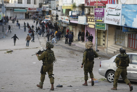 Israeli soldiers in the West Bank.