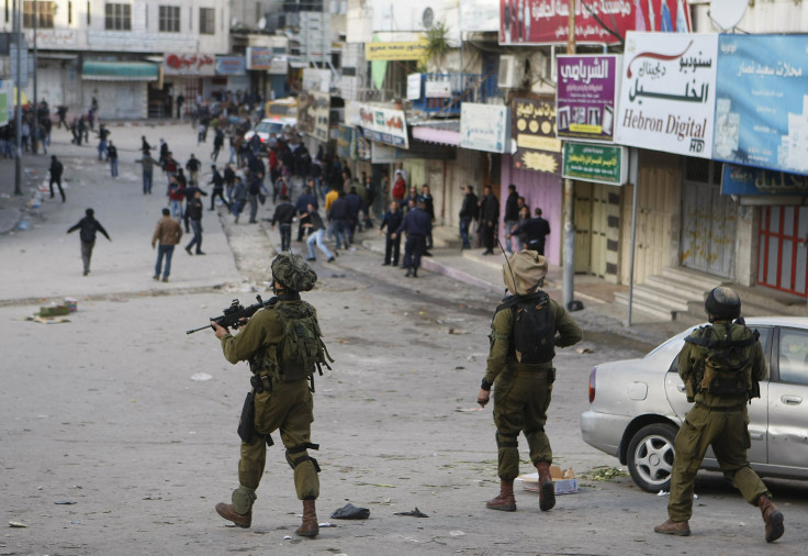 Israeli soldiers in the West Bank.