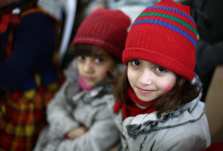 Orphaned Syrian children