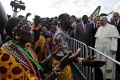 Pope Francis arrives in Kenya