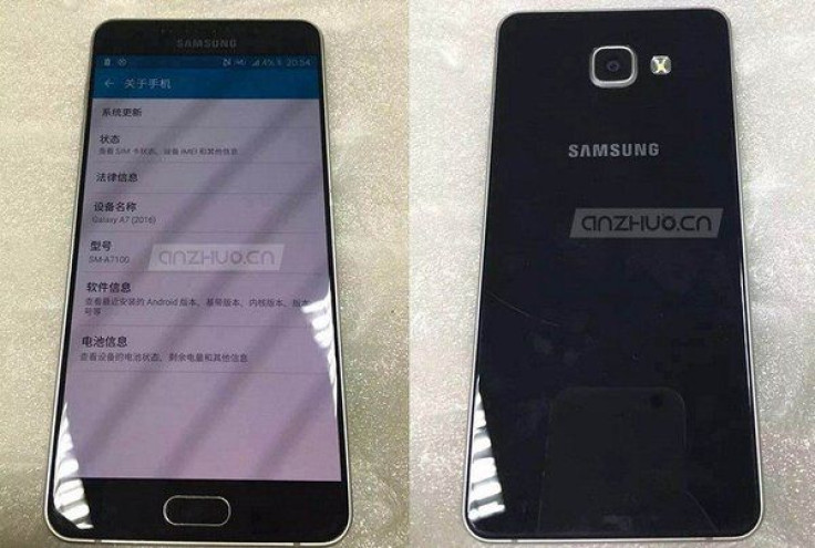 Samsung Galaxy A7 (2016) leaked photo