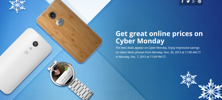 Motorola Cyber Monday 2015 deals