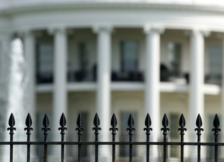 white house fence