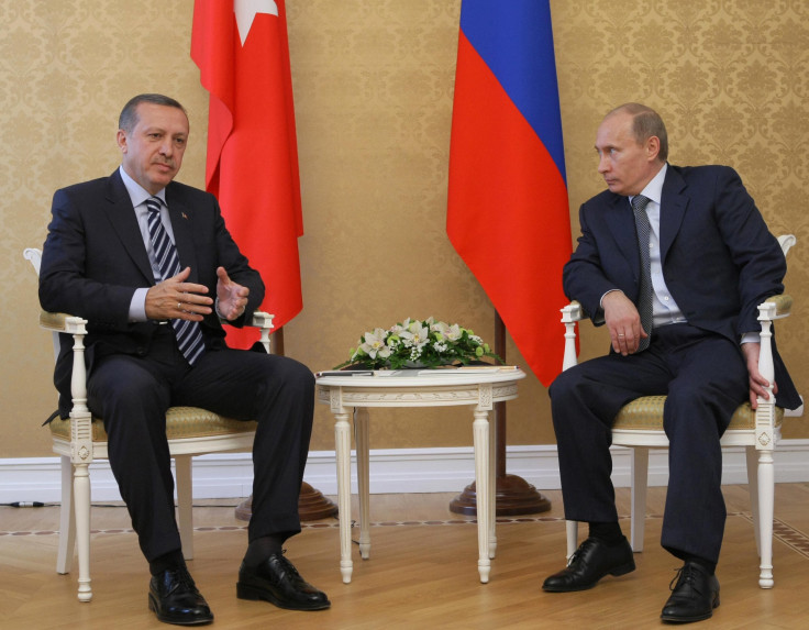 Recep Tayyip Erdoğan and Vladimir Putin