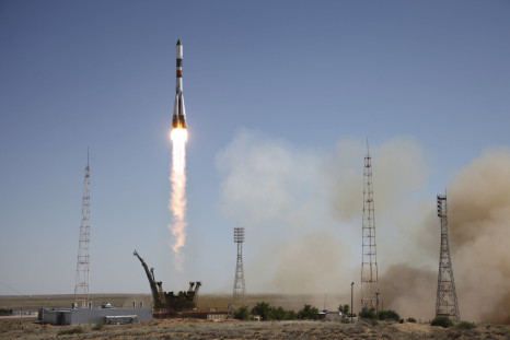 A Russian rocket takes off
