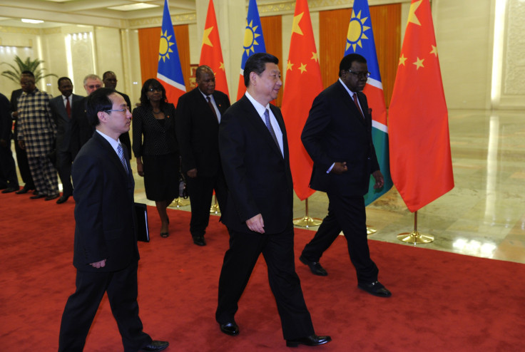 Xi Jinping and Hage Geingob