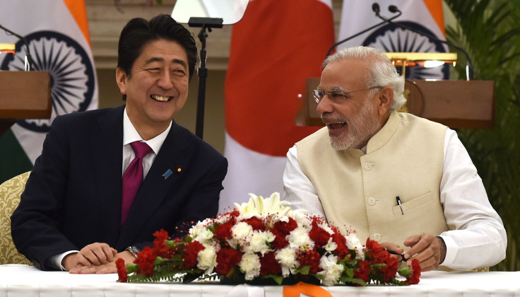 Japan India deals signed Shinzo Abe Narendra Modi