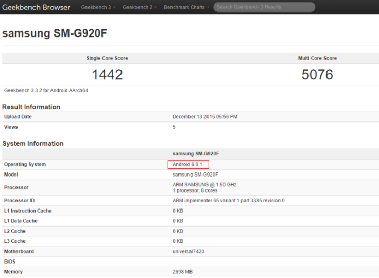 Android 6.0.1 under testing phase for Galaxy S6