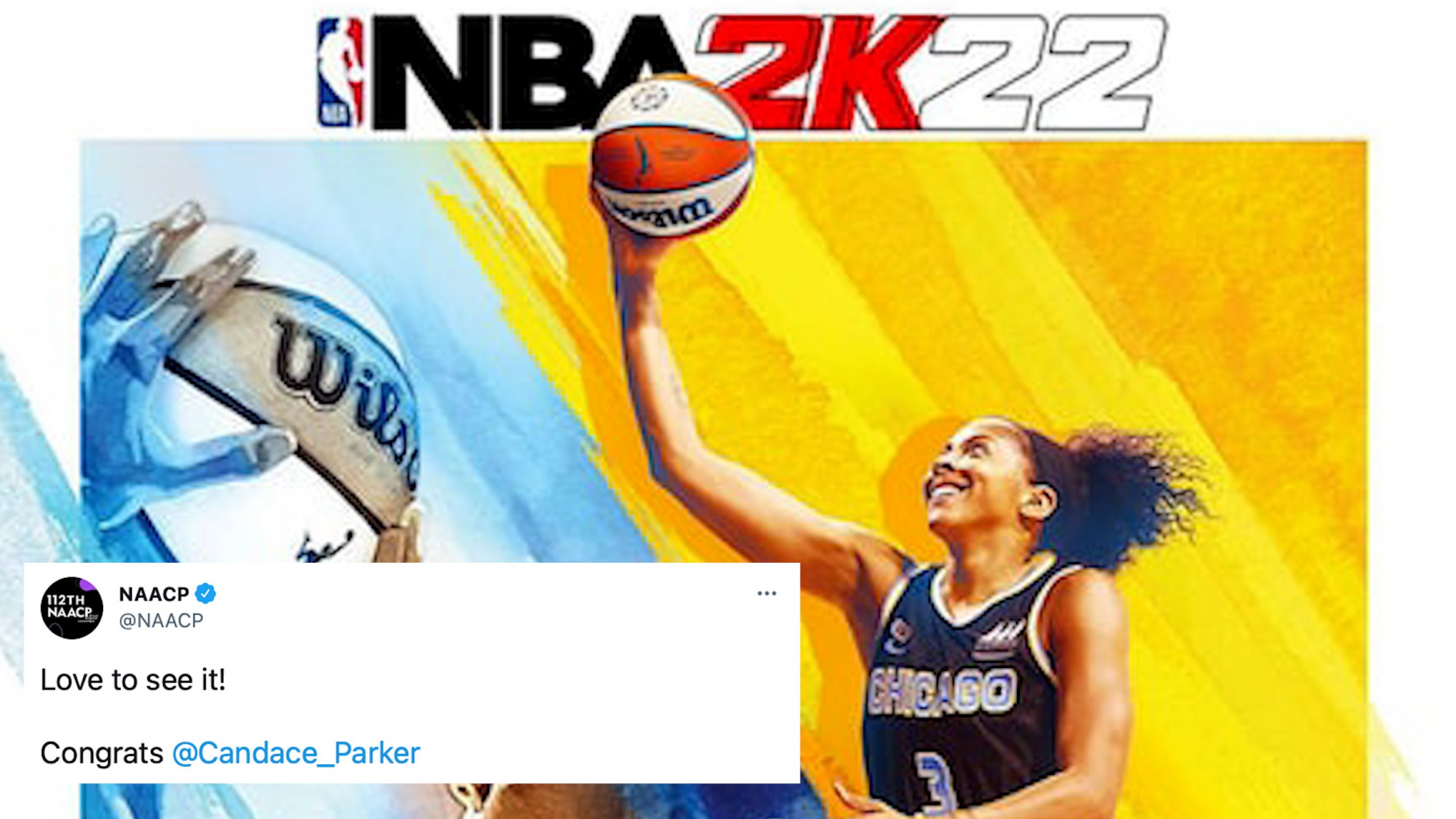 Twitter Reacts To Candace Parker, First Female Athlete To Be On NBA 2K Cover