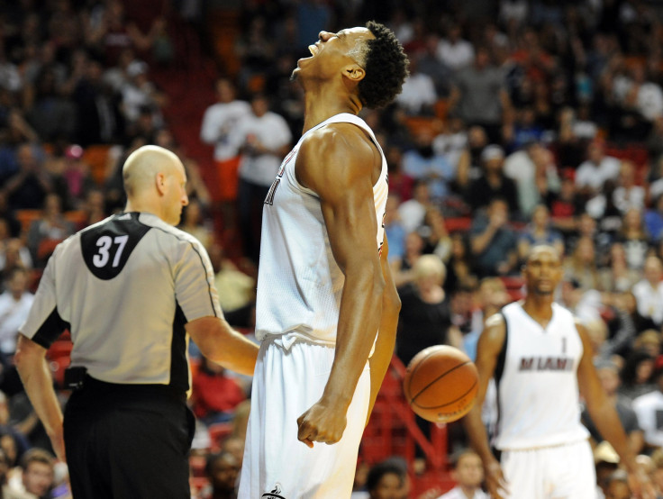 Miami Heat center Hassan Whiteside 