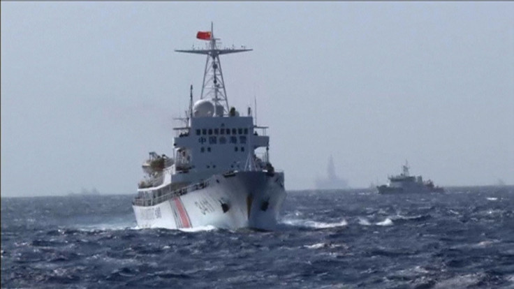 Chinese Coastguard ship patrols the South China Sea