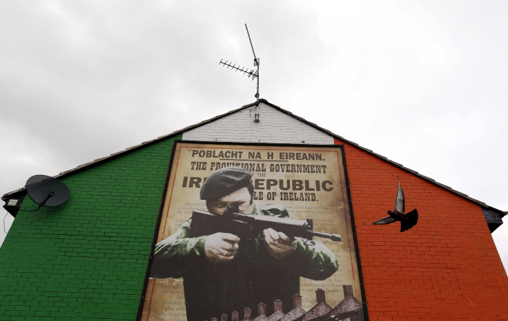 An IRA mural in Belfast.