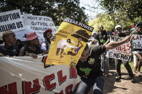 South Africa nuclear power protest
