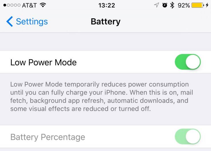 Low Power Mode