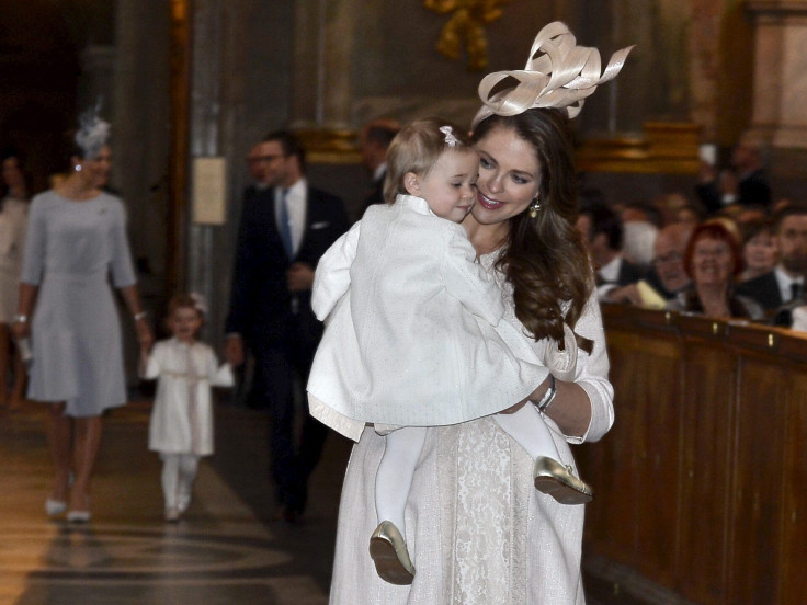 Sweden's Princess Madeleine and her daughter Leonore 