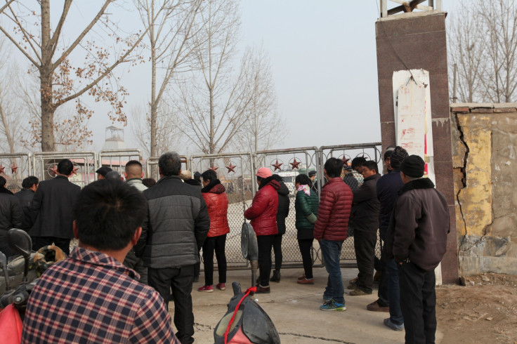 China Gypsum mine rescue survivors