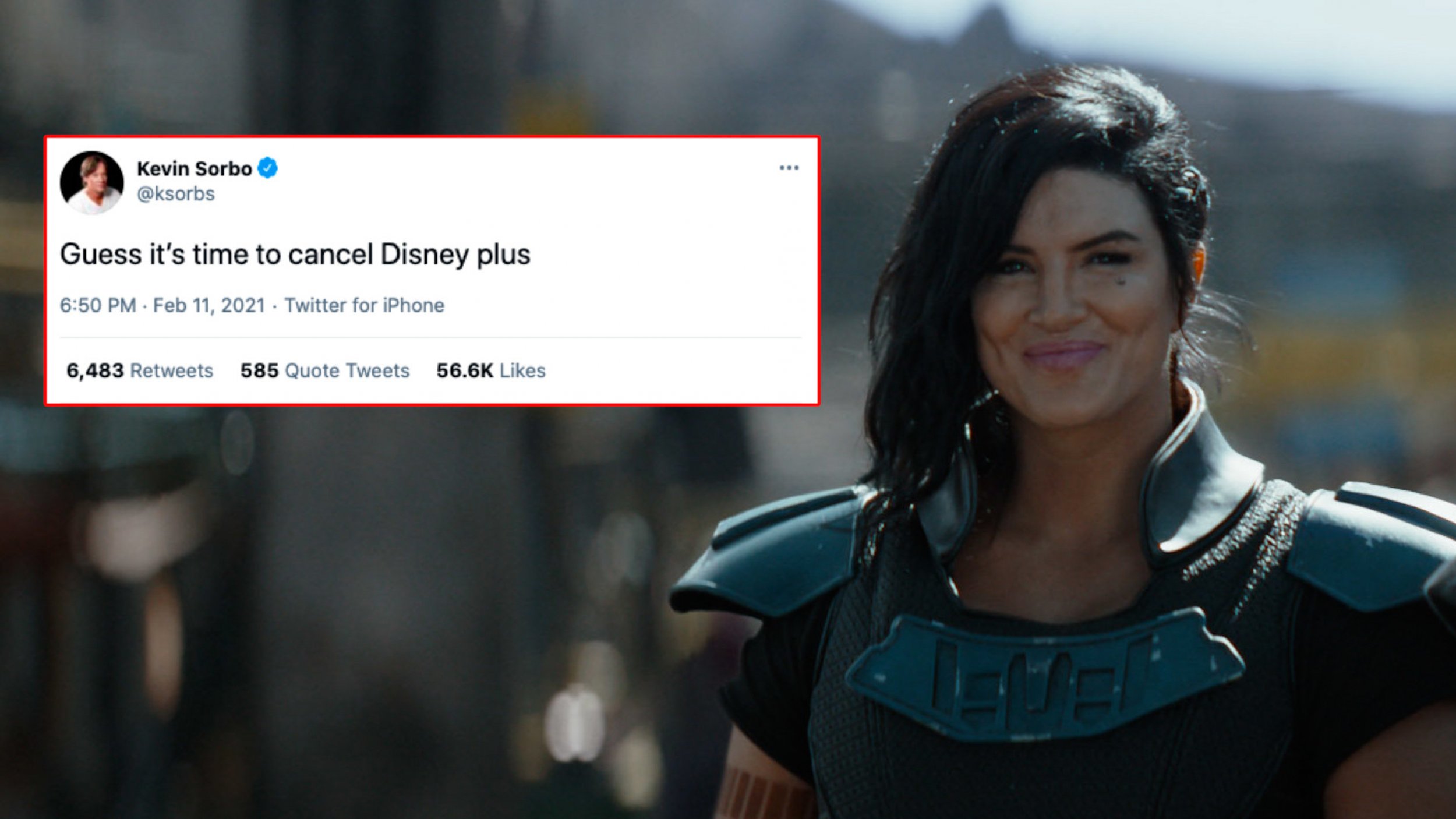 Gina Carano Fired From The Mandalorian Twitter Reacts