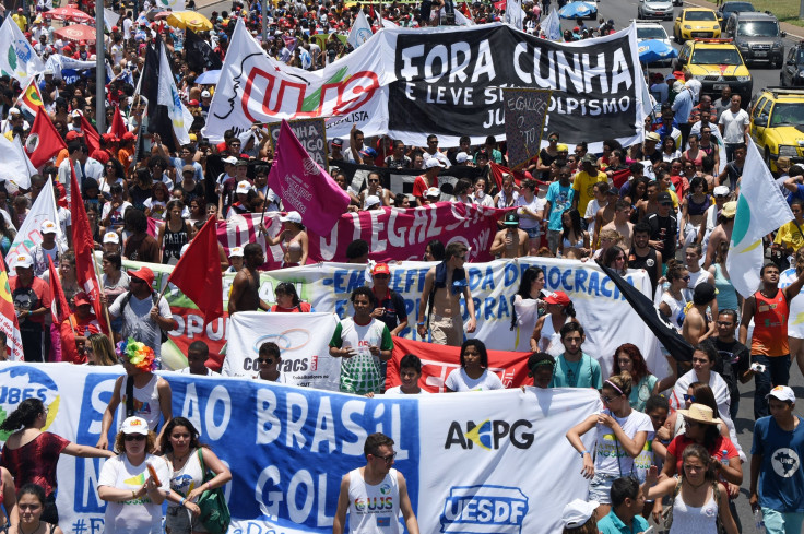 Demonstration, Brasilia, Brazil, Nov. 13, 2015