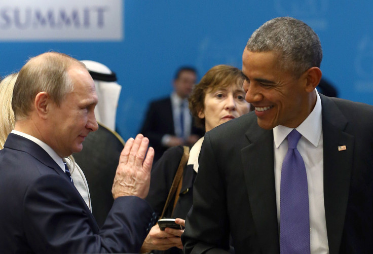 Barack Obama and Vladimir Putin, Antalya, Turkey, Nov. 16, 2015