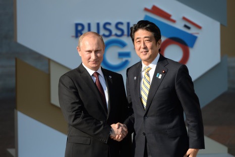 Shinzo Abe Vladimir Putin Japan Russia