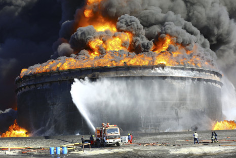 Libyan oil tank