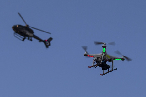 Police drone surveillance