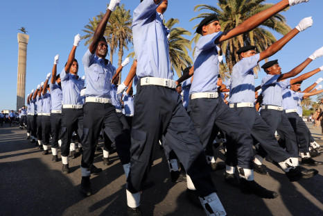Libya blast police training