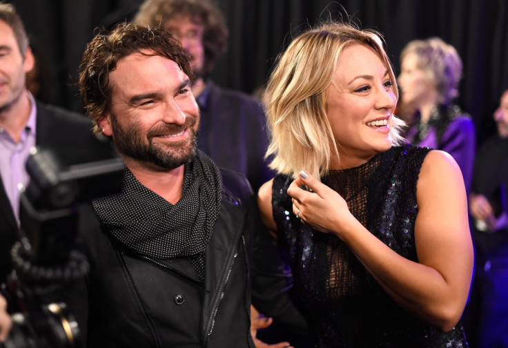 Johnny Galecki and Kaley Cuoco