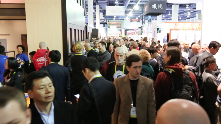 CES 2016 crowd walks the halls