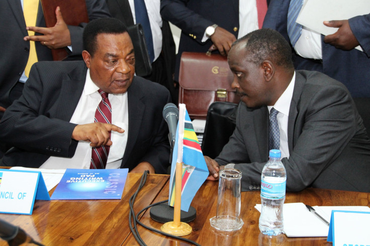 Augustine Mahiga and Richard Sezibera