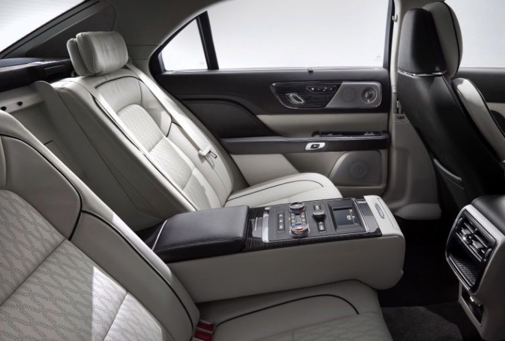 2017 Lincoln Continentyal rear seating