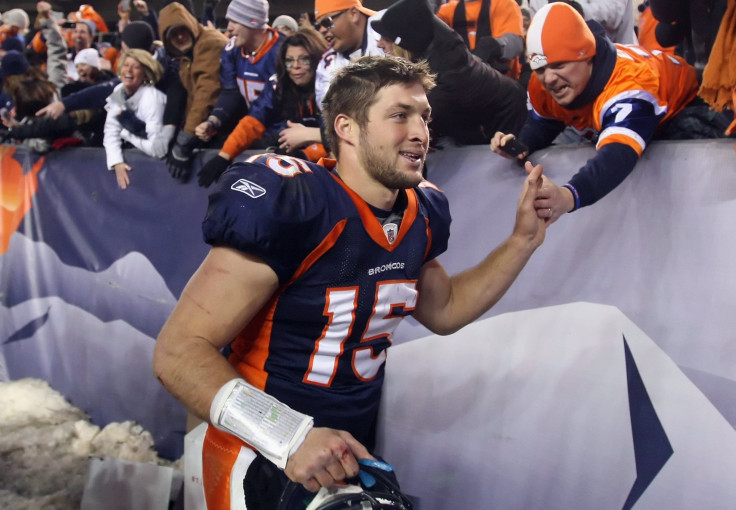 Tim Tebow Broncos 2012