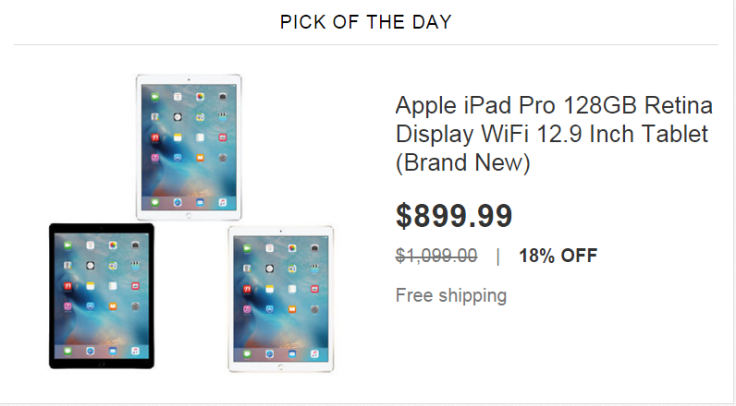 Apple iPad Pro Discount