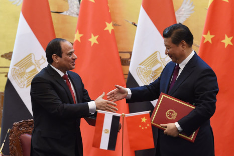 Abdel Fattah al-Sisi and Xi Jinping