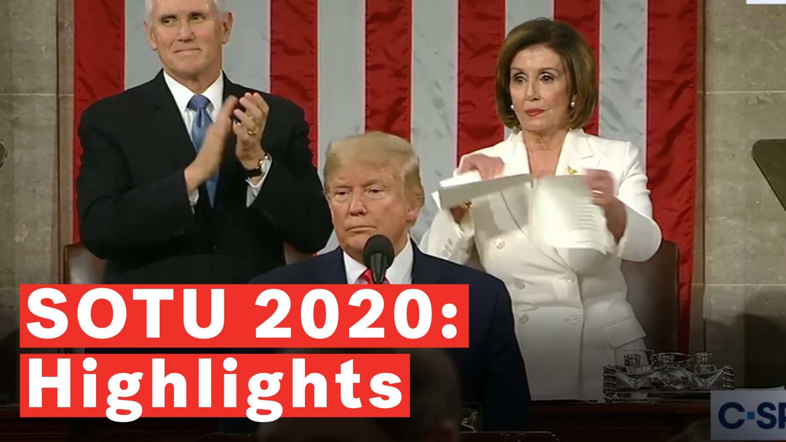 State Of The Union 2020 Highlights Of Trumps Speech