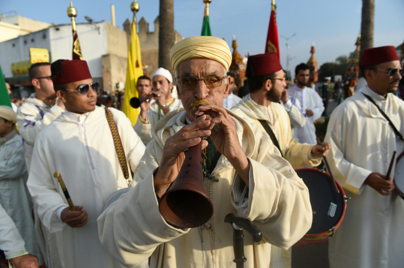 Prophet Mohammed parade in Morocco