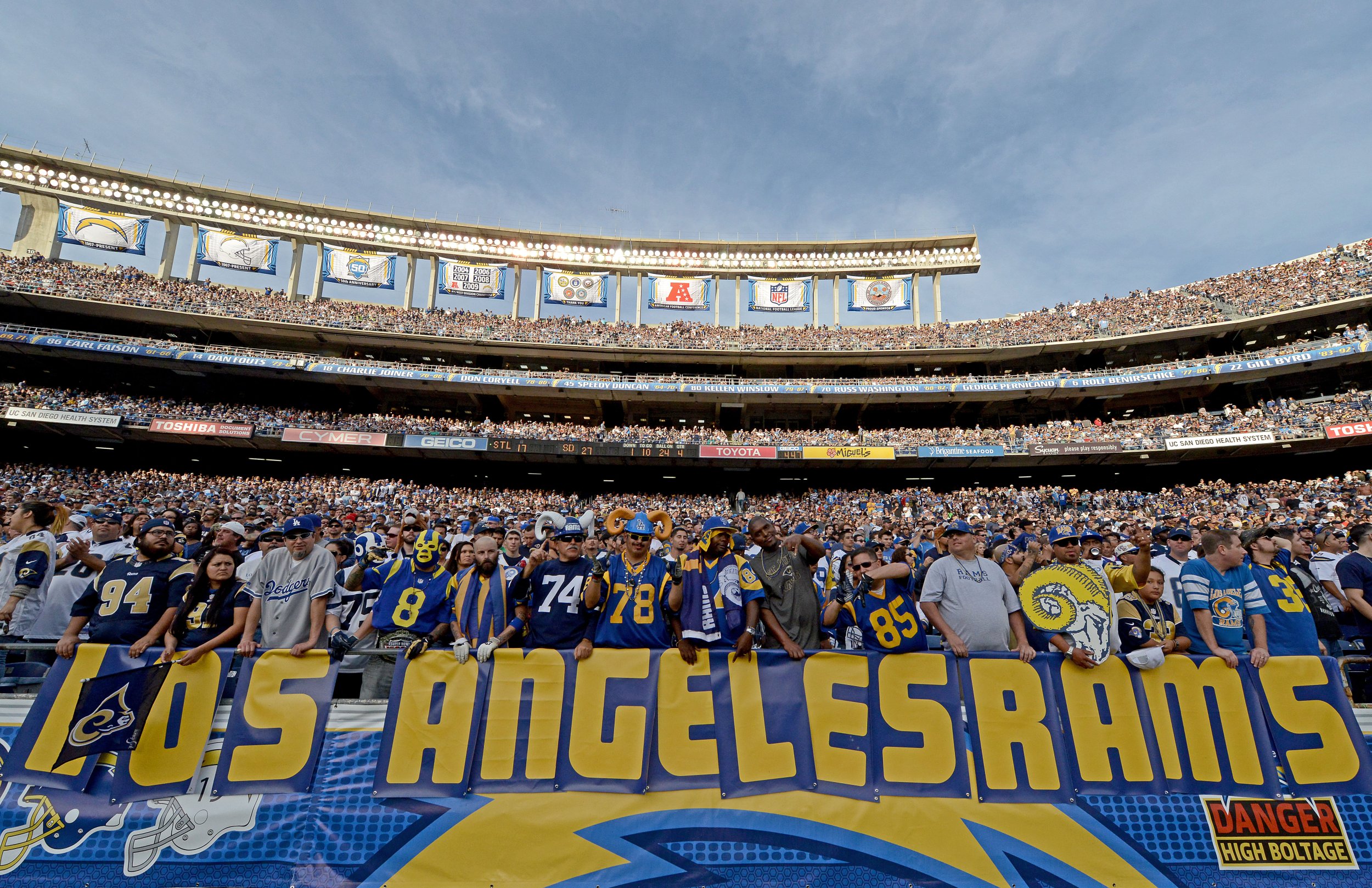 Rams and Chargers combined attendance totals are fewer than USC game