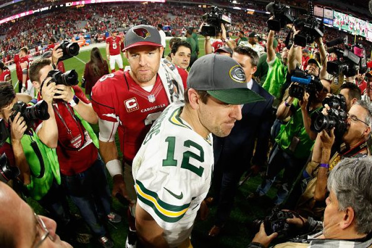 Carson Palmer Aaron Rodgers