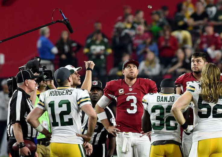 Cardinals Packers coin flip