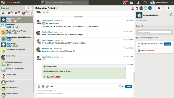 chatwork screenshot