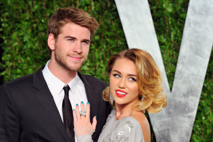 Miley Cyrus Liam Hemsworth engaged ring