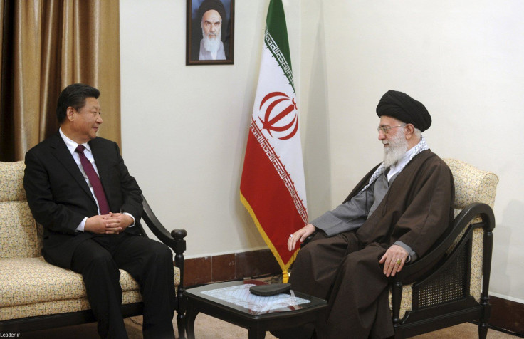 Xi Jinping and Ali Khamenei, Jan. 23, 2016