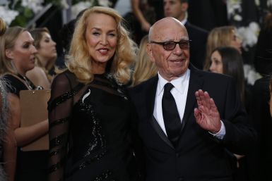 Model Jerry Hall and media magnate Rupert Murdoch